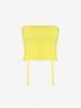 Multiway Knitted Crop Tank Top M Yellow