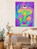 Mushroom Eye Pattern Wall Hanging Tapestry
