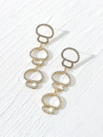 Mushroom Hollow Out Drop Earrings