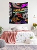 Musical Instrumental Letter Printed Wall Hanging Tapestry
