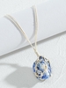 Natural Stone Charm Cord Necklace