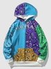 New Plan Paisley Patchwork Hoodie L