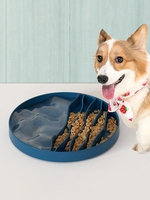 Non-slip Circles Shape Slow Feeder Pet Bowl