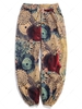 Novelty Painting Printed Casual Pants L