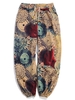 Novelty Painting Printed Casual Pants Xl