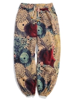 Novelty Painting Printed Casual Pants Xl