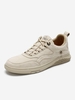 Number Print Stitching Lace Up Casual Shoes