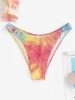 O-ring Textured Tie Dye Bikini Bottom L Multi a