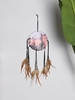 Oil Painting Horse Pattern Feather Dreamcatcher
