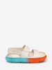 Ombre Hook-and-loop Fastener Slingback Casual Sandals
