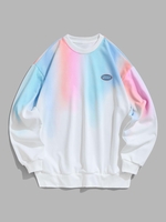 Ombre Label Design Sweatshirt M Pink