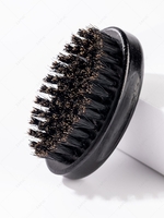 Oval Shape Wooden Beard Brush