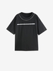 Oversized Metal Chain Graphic Tee Xl Black