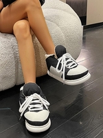 Padded Puffer Colorblock Lace Up Warm Slippers
