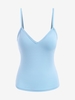 Padded Slim Top S Light blue