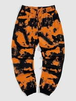 Paint Print Jogger Pants S Multi a