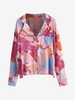 Painting Drop Shoulder Pocket Shirt S Multi b