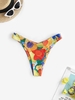 Painting Floral Bikini Bottom S