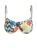 Painting Floral Monowire Bikini Top L Multi a