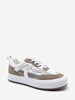 Pair Of Colorblock PU Board Shoes