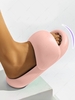 Pair Of EVA Open Toe Soft Platform Slippers Bathroom House Sandals For Indoor And Outdoor