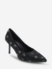 Pair Of Geometric Pattern Stiletto Pumps