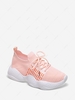 Pair Of Mesh Cloth Chunky Sneakers