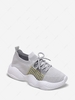 Pair Of Mesh Cloth Chunky Sneakers