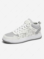 Paisley Floral Print High Top Board Shoes