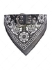 Paisley Pattern Dogs Collar Triangle Scarf