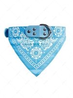Paisley Pattern Dogs Collar Triangle Scarf
