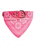 Paisley Pattern Dogs Collar Triangle Scarf