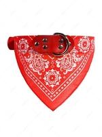 Paisley Pattern Dogs Collar Triangle Scarf
