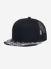 Paisley Print Flat Bill Trucker Hat
