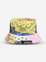Paisley Printed Sunscreen Bucket Hat