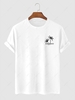 Palm Tree JUST FUNNY Graphic T-shirt 2xl White