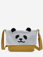 Panda Flap Square Casual Crossbody Bag