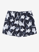 Paper Crane Pattern Beach Shorts Xl Black