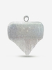 Party Evening Fringes Detail Sparkle Rhinestones Crossbody Clutch Bag