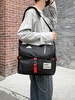 Patch Decor Buckle Crossbody Bag