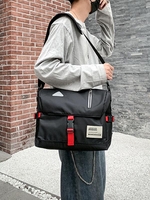 Patch Decor Buckle Crossbody Bag