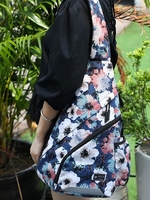 Patch Decor Floral Sling Bag