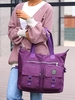 Patch Decor Large Capacity Functional Bag