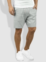 Patch Design Sweat Shorts L Gray