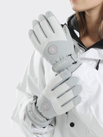 Patched Colorblock Ourdoors Cycling Warm Thermal Winter Waterproof Gloves