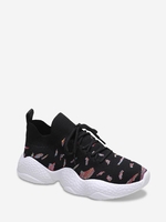 Patchwork Knit Detail Sports Shoes