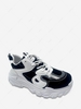Patchwork Lace Up Front Chunky Sole Sports Shoes