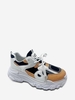 Patchwork Lace Up Front Chunky Sole Sports Shoes