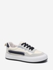 Patchwork Lace Up Front Skate Shoes