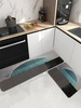 Patchwork Print Kitchen Floor Mat